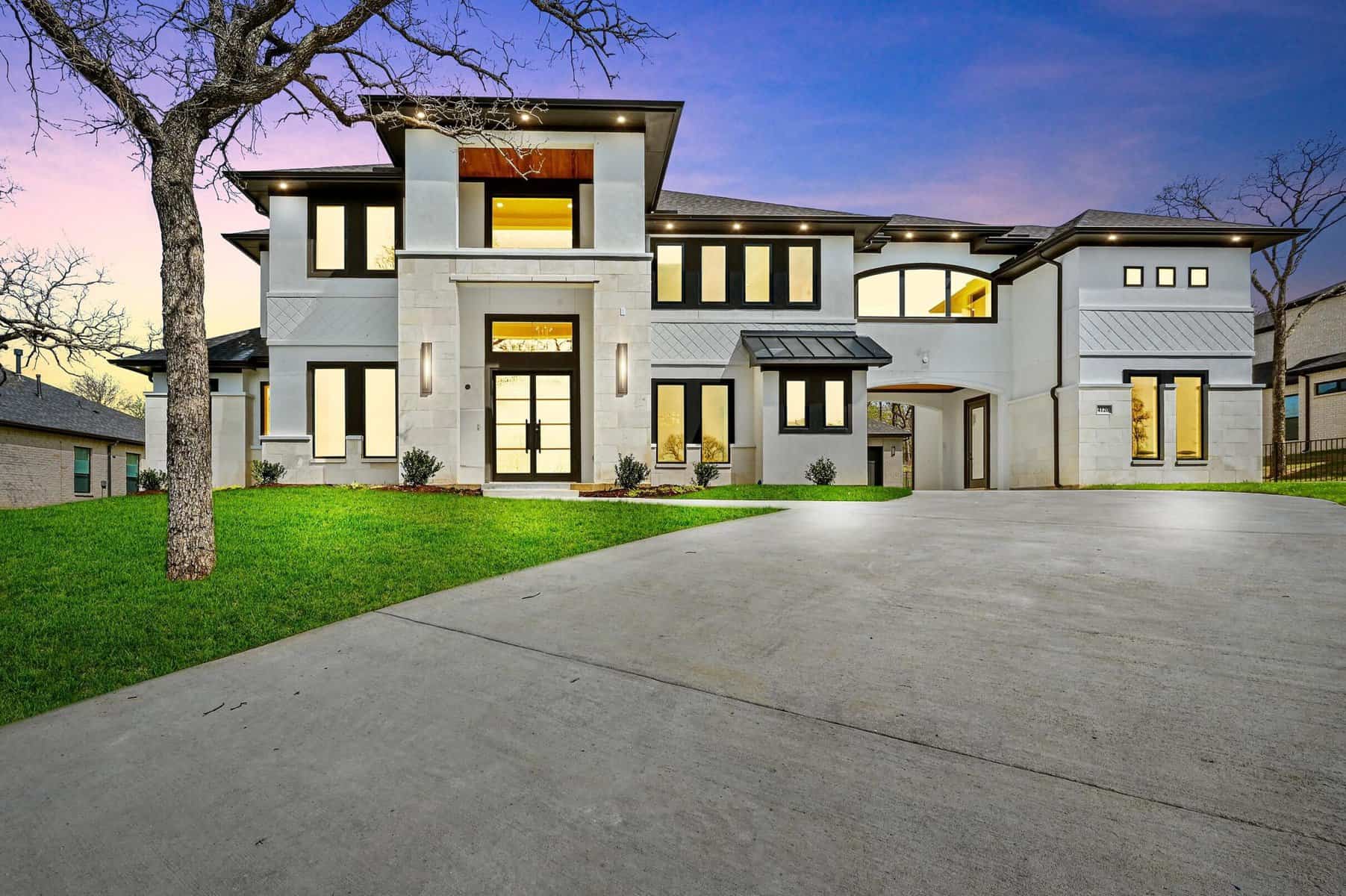 luxury Modern custom home, Contemporary Quality construction