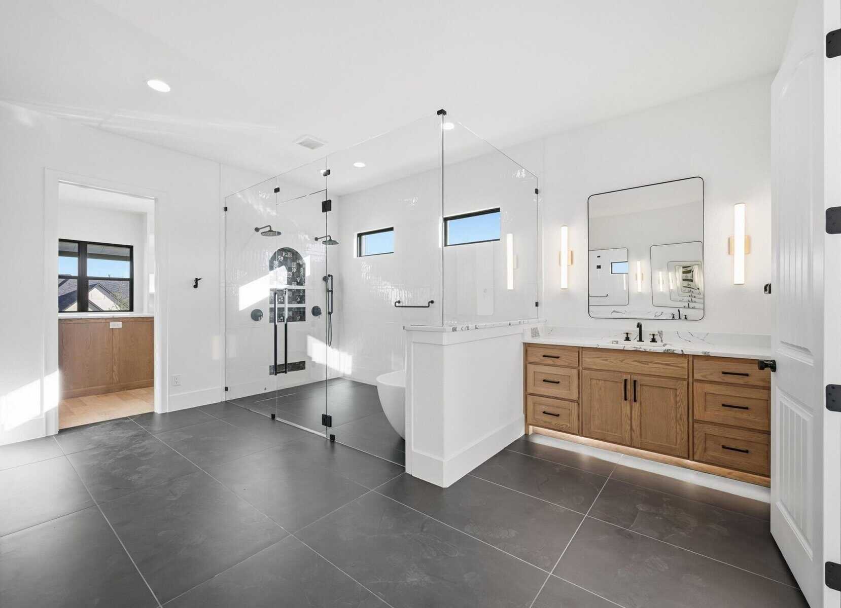 Custom Wet room master bath