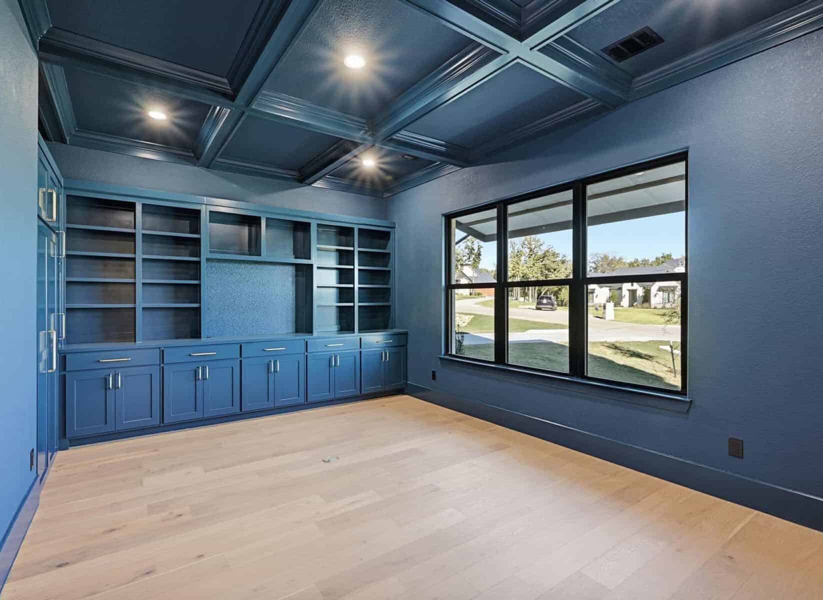 Color Drenched Office